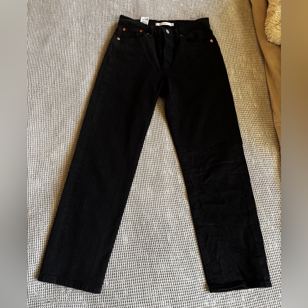 Levi’s Wedgie Straight Black Jeans